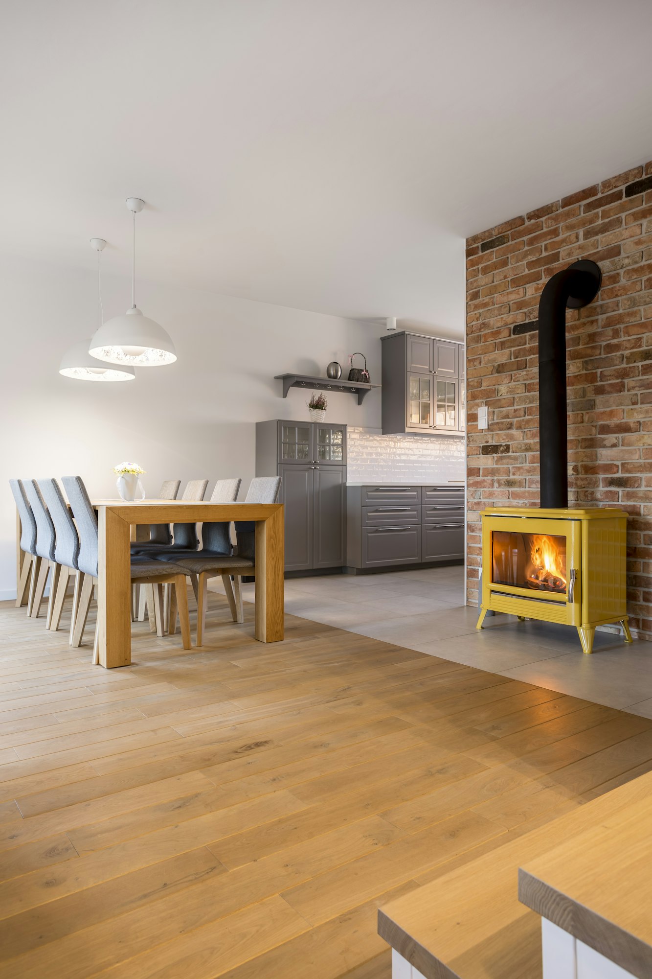 Apartment with dining area